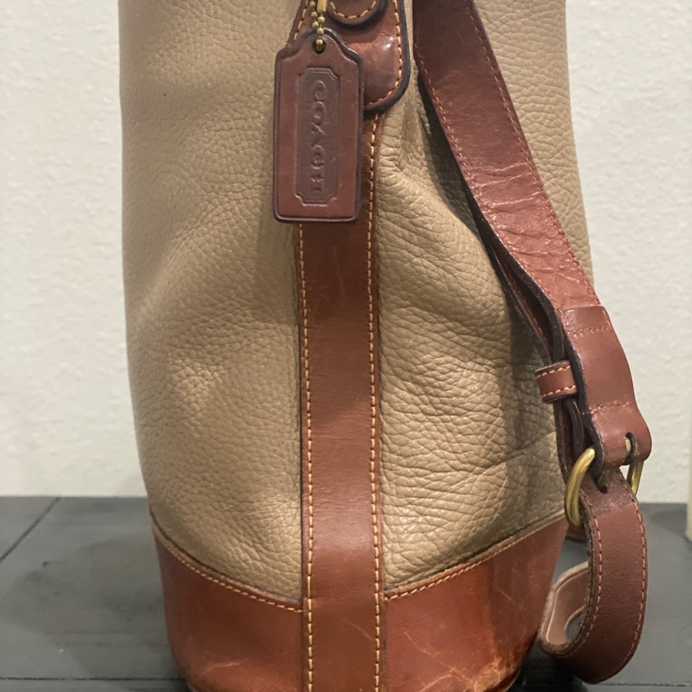Vintage Coach Bucket Bag